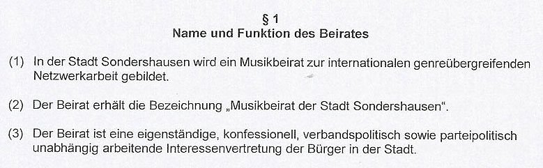 Satzung f&uuml;r den Musikbeirat beschlossen (Foto: Karl-Heinz Herrmann)