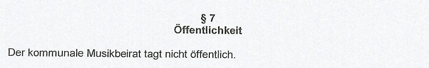Satzung f&uuml;r den Musikbeirat beschlossen (Foto: Karl-Heinz Herrmann)