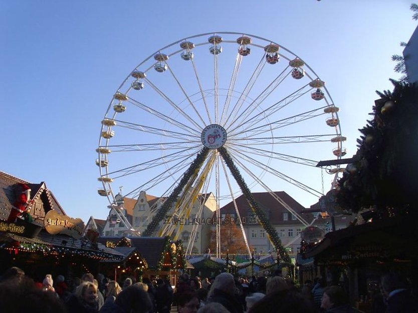 WB 4 auf Erfurter Weihnachtsmarkt unterwegs (Foto: Thomas Leipold)