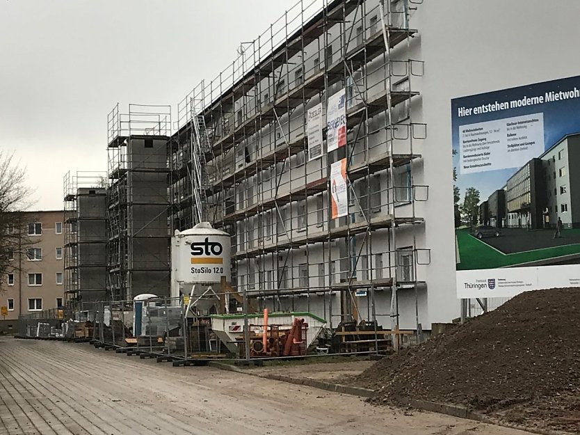 Sanierung Vorderseite (Foto: Ilka Kühn) Sanierung Vorderseite (Foto: Ilka Kühn)