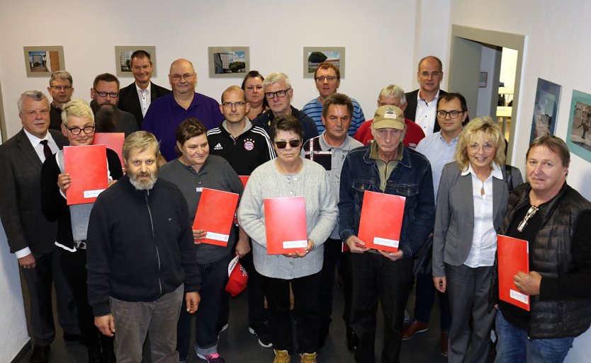Die Teilnehmer im BBZ (Foto: Pressestelle Landratsamt Nordhausen)