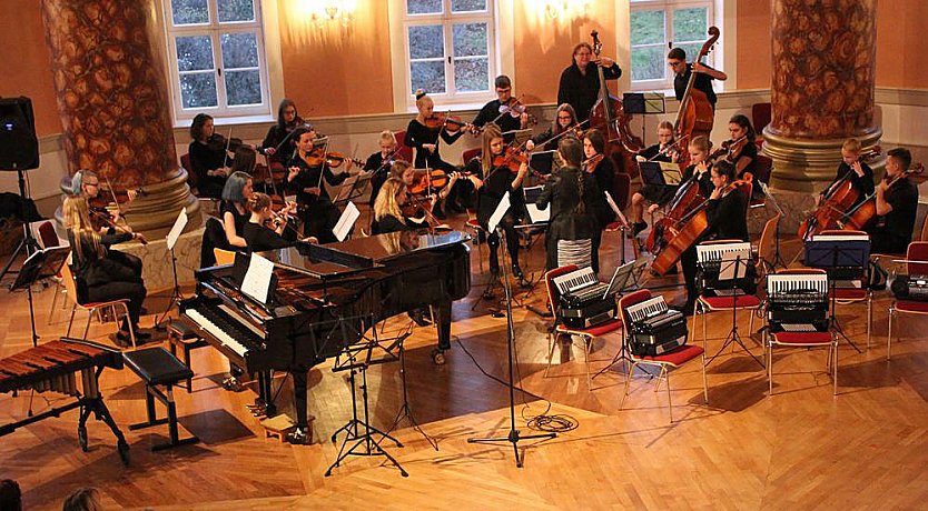 Musiksch&uuml;ler begeisterten (Foto: Karl-Heinz Herrmann)