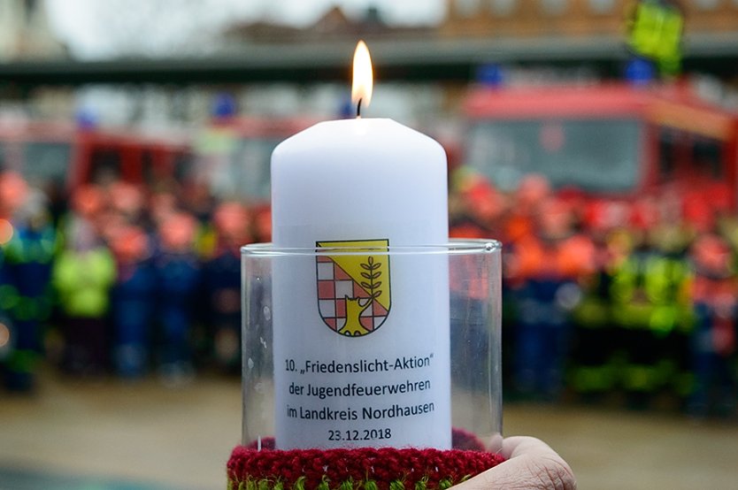 Das Friedenslicht wird am 21. Dezember verteilt (Foto: Nicole Mattern)