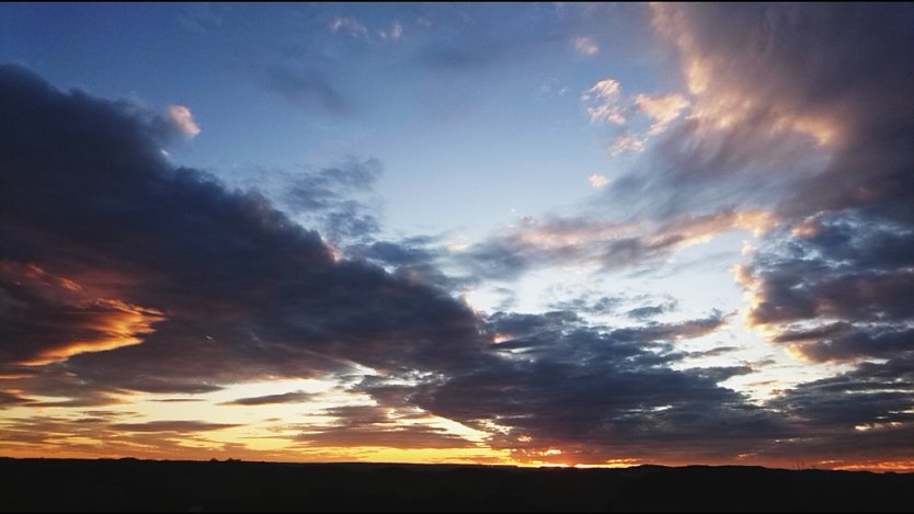 Abendhimmel &uuml;ber Osterode (Foto: Christoph Burkert)