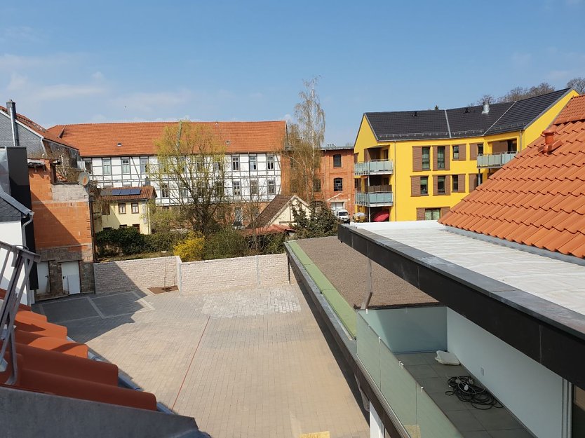 Blick in den Innenhof (Foto: St&auml;dtische Wohnungsbaugesellschaft mbH Nordhausen )