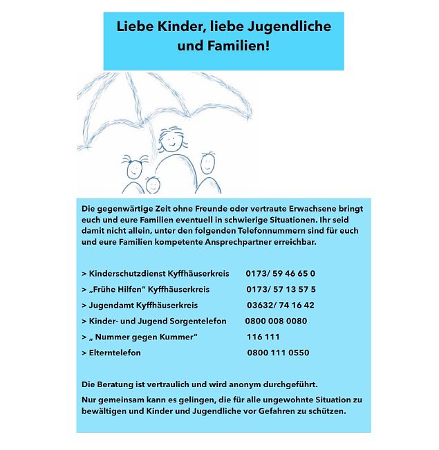 Kinderschutz hat h&ouml;chste Priorit&auml;t (Foto: Landratsamt Kyffh&auml;userkreis)