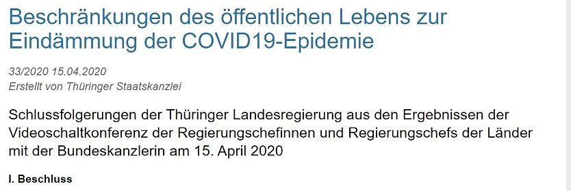 Erleichterte &Ouml;ffnung von Gesch&auml;ften? April, April in Th&uuml;ringen (Foto: Karl-Heinz Herrmann)