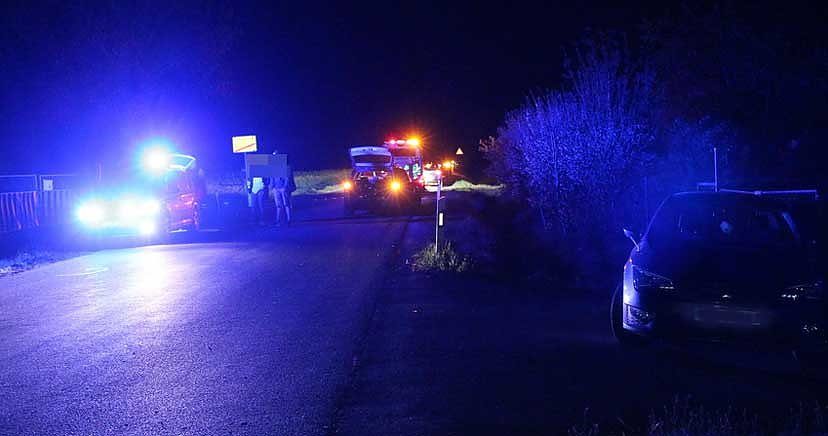 Unfall zwischen Immenrode und Gro&szlig;berndten (Foto: Silvio Dietzel)