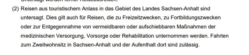 Beim Nachbarn: Keine Reisen (Foto: privat)