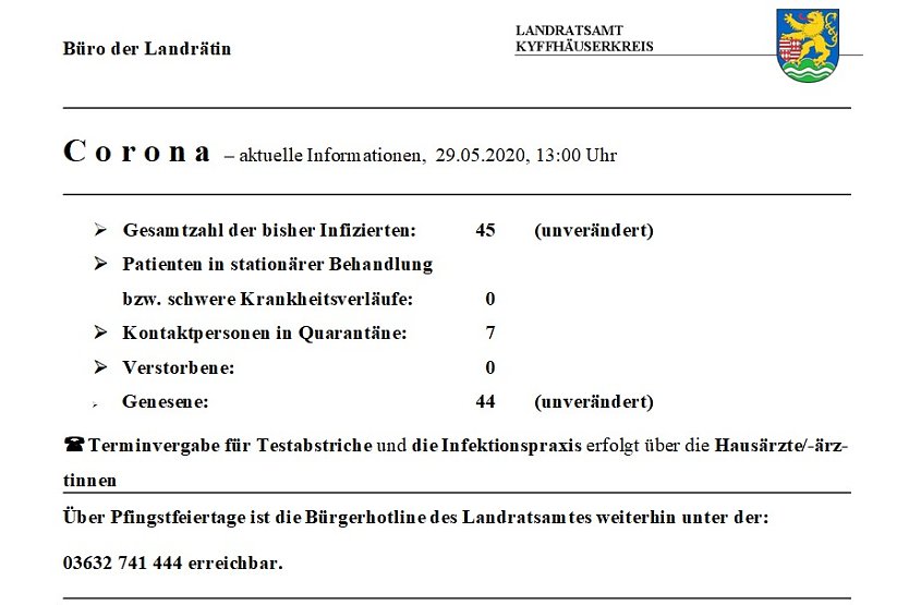 Thüringen setzt auf Lockerungen (Foto: Karl-Heinz Herrmann) Thüringen setzt auf Lockerungen (Foto: Karl-Heinz Herrmann)