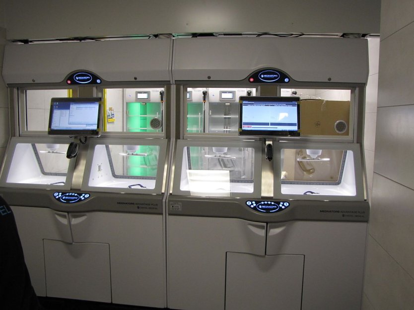 Ein Reinigungs- und Desinfektionsautomat im S&uuml;dharz-Klinikum (Foto: S&uuml;dharz Klinikum Nordhausen)