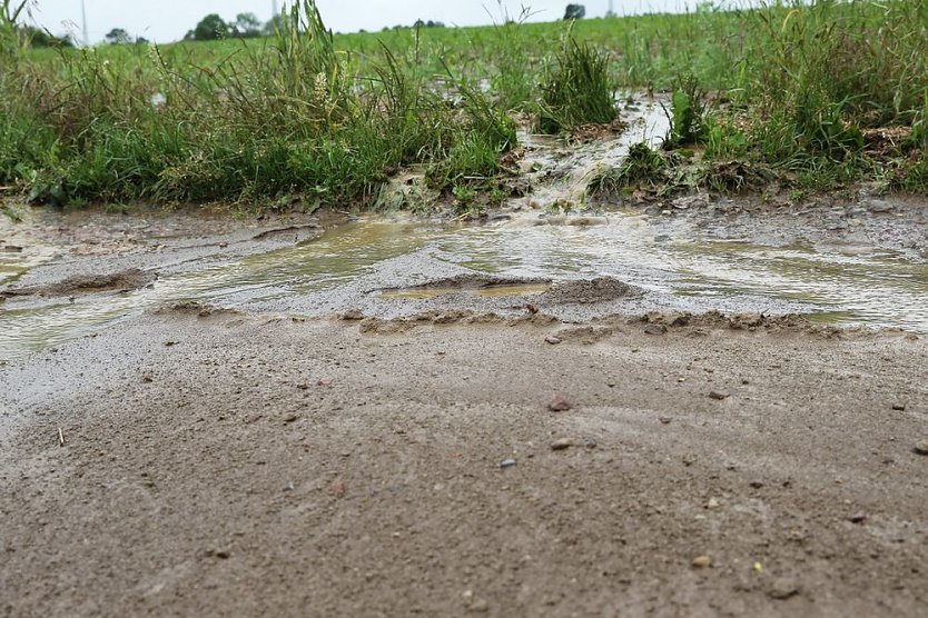 Dauerregen ruft Feuerwehren auf den Plan (Foto: Silvio Dietzel)