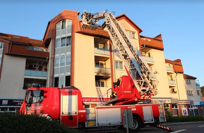 Brand in Heiligenstadt (Foto: Feuerwehr Heiligenstadt)