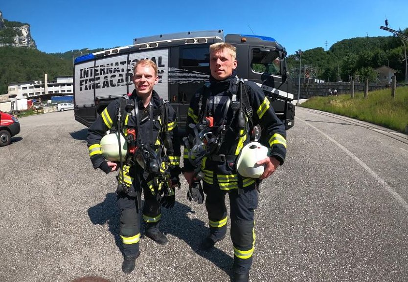 Zum Training in der Schweiz (Foto: Franz Bierschenk)