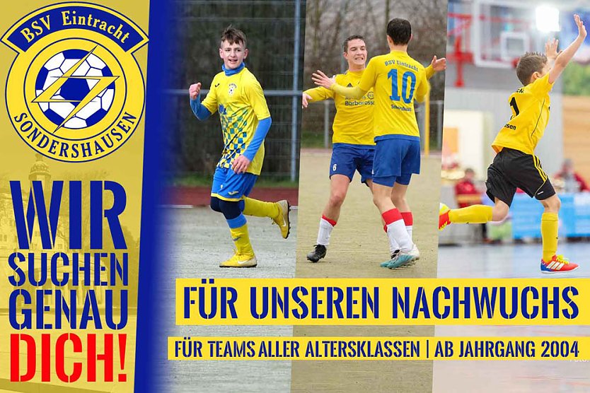"Wir suchen genau DICH! (Foto: BSV Eintracht Sondershausen)