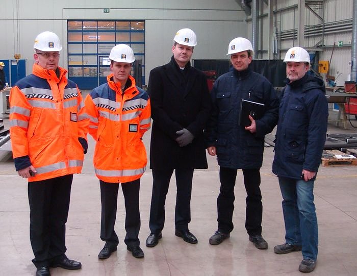 Zu Gast in Nordhausen (Foto: Schachtbau Nordhausen GmbH) Zu Gast in Nordhausen (Foto: Schachtbau Nordhausen GmbH)