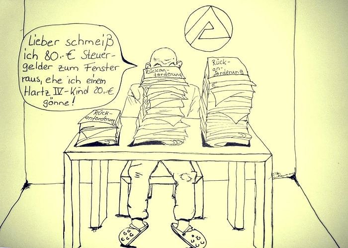Karikatur (Foto: H. Buntfu&szlig;)