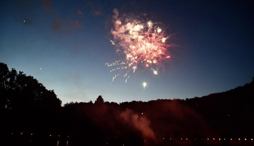 Feuerwerk am Neust&auml;dter Teich (Foto: Muth & Hofmann GbR)