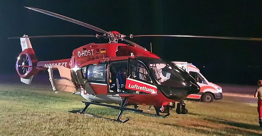 Schwerverletzte nach Quad Unfall (Foto: FFW Bad Frankenhausen / Silvio Dietzel) Schwerverletzte nach Quad Unfall (Foto: FFW Bad Frankenhausen / Silvio Dietzel)
