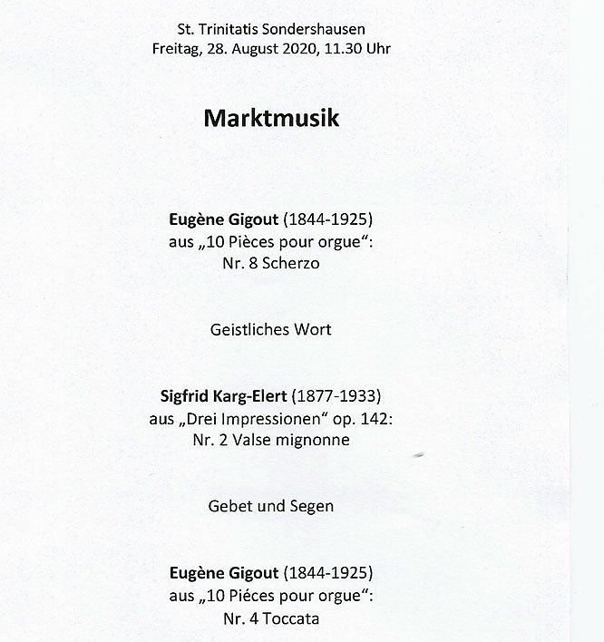 Marktmusik und Blitzeinschlag (Foto: Karl-Heinz Herrmann)