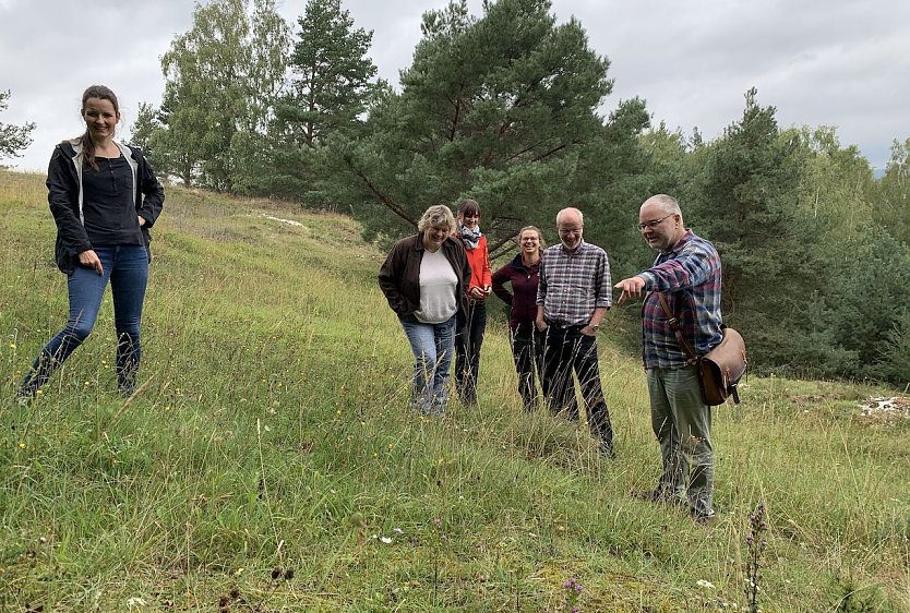 Hoher Besuch f&uuml;r Natursch&uuml;tzer (Foto: Landschaftspflegeverband S&uuml;dharz/Kyffh&auml;user )