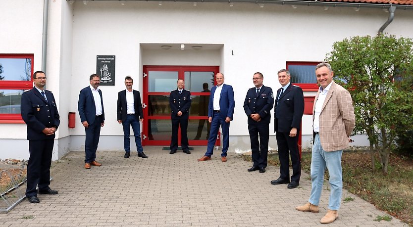 Hoher Besuch bei der Bleicherode Feuerwehr (Foto: LRA NDH)