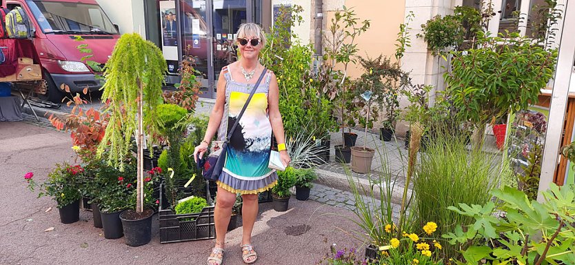 Pflanzenmarkt in Sondershausen gut besucht (Foto: Karl-Heinz Herrmann)