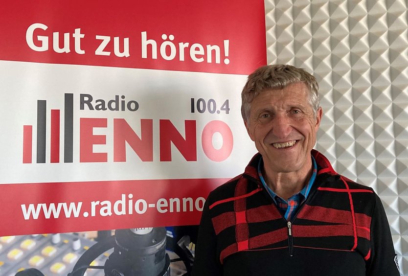 Radio Enno feiert 20 Jahre B&uuml;rgerfunk in Nordhausen - den Anfang macht ein Interview mit Dr. Klaus Zeh (Foto: Radio Enno)