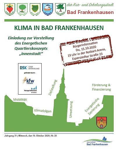 Einwohnerversammlung für die Stadt Bad Frankenhausen (Foto: Stadtmarketing Bad Frankenhausen) Einwohnerversammlung für die Stadt Bad Frankenhausen (Foto: Stadtmarketing Bad Frankenhausen)