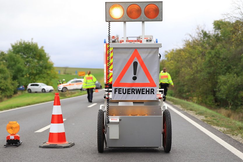 Erneut Unfall auf der B4 (Foto: Silvio Dietzel) Erneut Unfall auf der B4 (Foto: Silvio Dietzel)