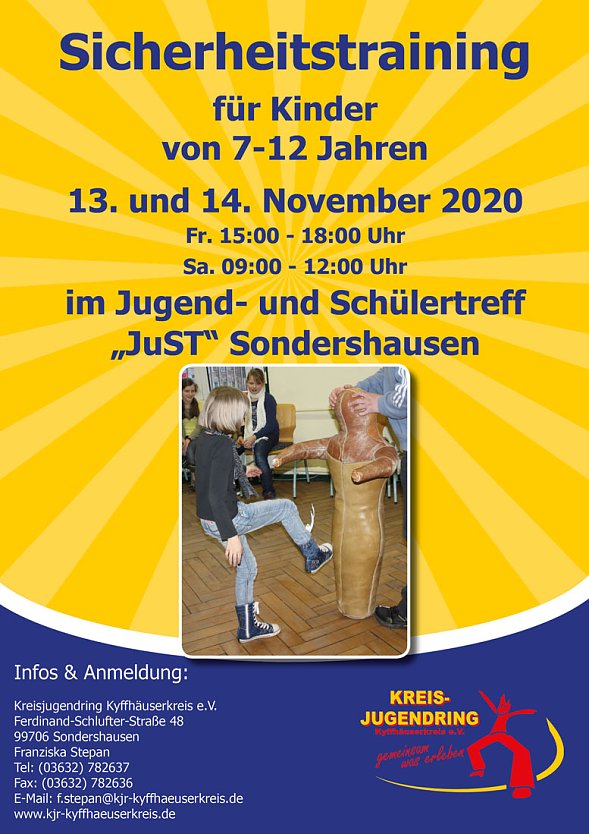 Sicherheitstraining im JuST (Foto: Kreisjugendring) Sicherheitstraining im JuST (Foto: Kreisjugendring)