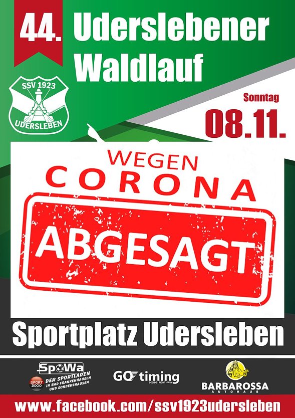 44. Uderslebener Waldlauf wird abgesagt! (Foto: Udersleben)