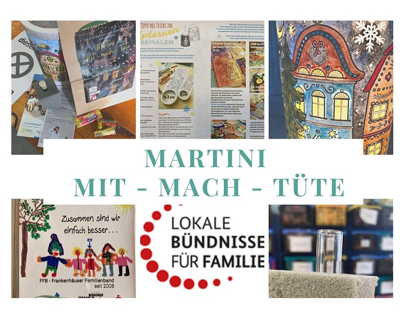 <b>FFB Martini � Mit - Mach � T&uuml;ten </b> Lokales B&uuml;ndnis f&uuml;r Familien wieder mit besonderer &Uuml;berraschung zum Martinsshopping in der Kurstadt  Wenn am Samstag, 7.11. 2020 die Gewerbetreibenden der Stadt Bad Frankenhausen am Nachmittag ihre T&uuml;ren &ouml;ffnen, ist auch das lokale B&uuml;ndnis f&uuml;r Familien, das Frankenh&auml;user Familienband (FFB), wieder mit dabei.  Bereits im Sommer hatte man sich die Idee der M (Foto: Stadtmarketing Bad Frankenhausen)