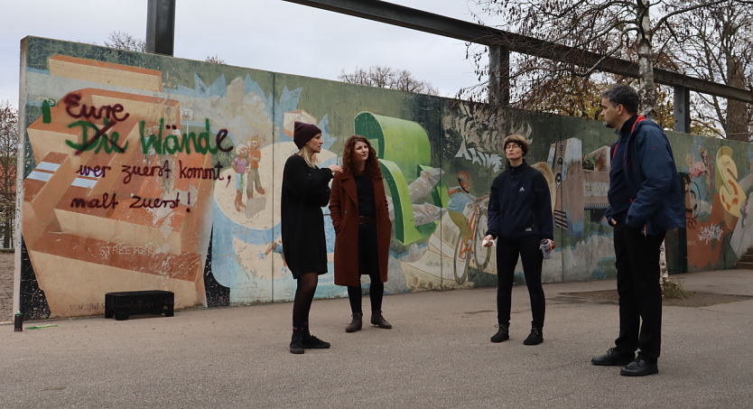 Startschuss f&uuml;r "Die Wand" (Foto: Stadtverwaltung Nordhausen)