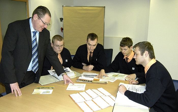 Ausbildung im Unternehmen (Foto: SWN)