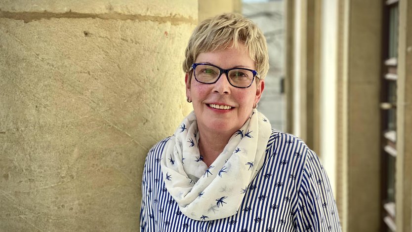 Doris Gunkel ist morgen 30 Jahre Gewandmeisterin (Foto: W.Rauschning)