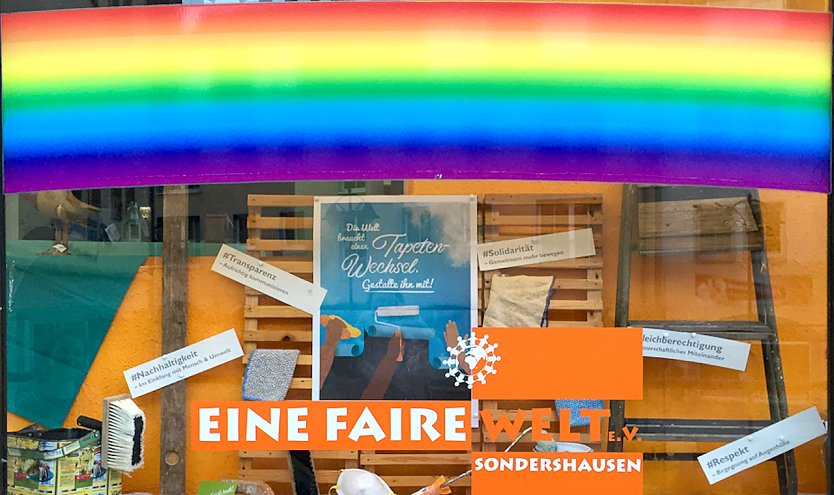 Schaufenster - Faire Welt Sondershausen  (Foto: Jana Gro&szlig;)