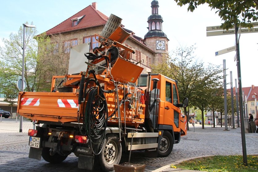 Rund 6.000 Abl&auml;ufe m&uuml;ssen gereinigt werden (Foto: Stadtverwaltung Nordhausen)