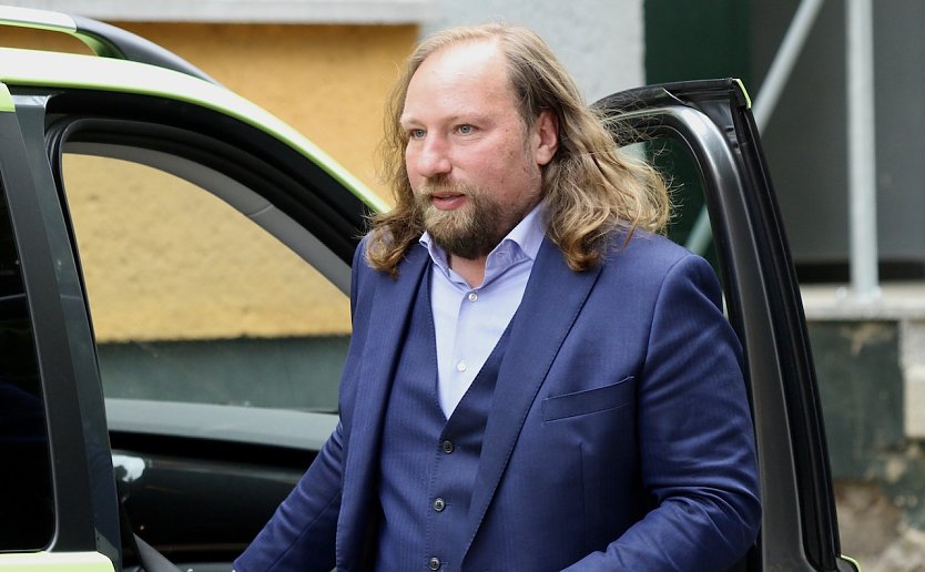 Fraktionsvorsitzender der Gr&uuml;nen in der Bundestagsfraktion, Dr. Anton  Hofreiter, kam auf seiner Sommertour nach Sondershausen (Foto: Eva Maria Wiegand)