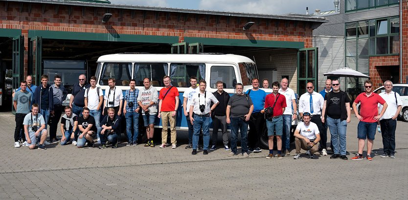 Die Teilnehmer der Fahrt (Foto: M.Ehlers)