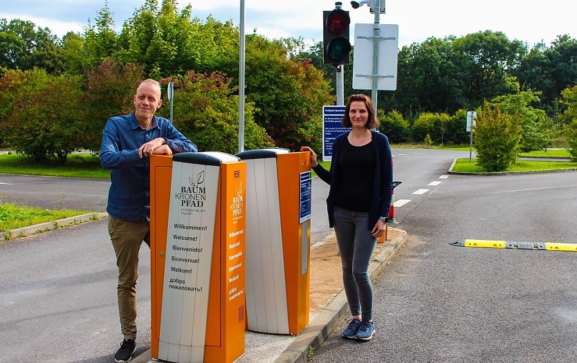 Neues Parksystem am Baumkornenpfad (Foto:  Kur und Tourismus Bad Langensalza)