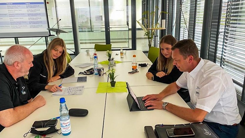 Die Workshopgruppe zum Thema Gestaltung der Au&szlig;enanalgen (Foto: WBG)