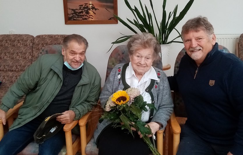K&auml;the Groschopp begeht ihren 95. Geburtstag (Foto: G.Zeitler)
