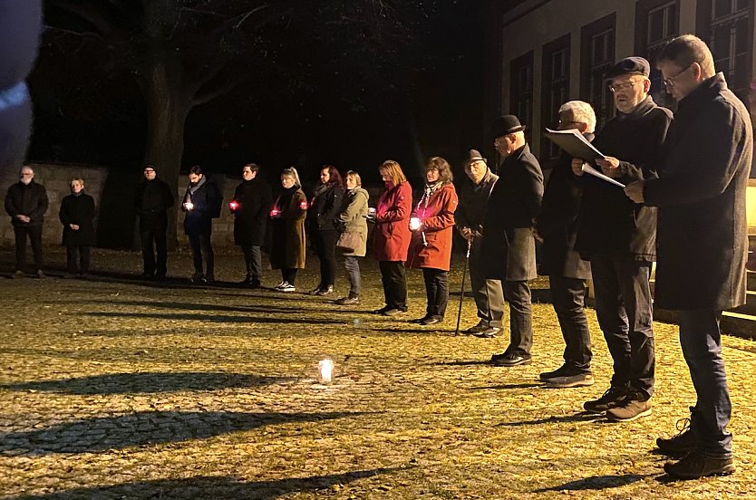 Gedenken an die Progromnacht (Foto: (c) Stadtverwaltung)