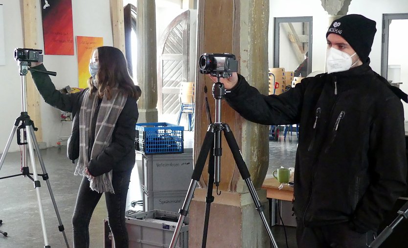 Das Weltgebetstagsvideo wird produziert (Foto: R.Englert)