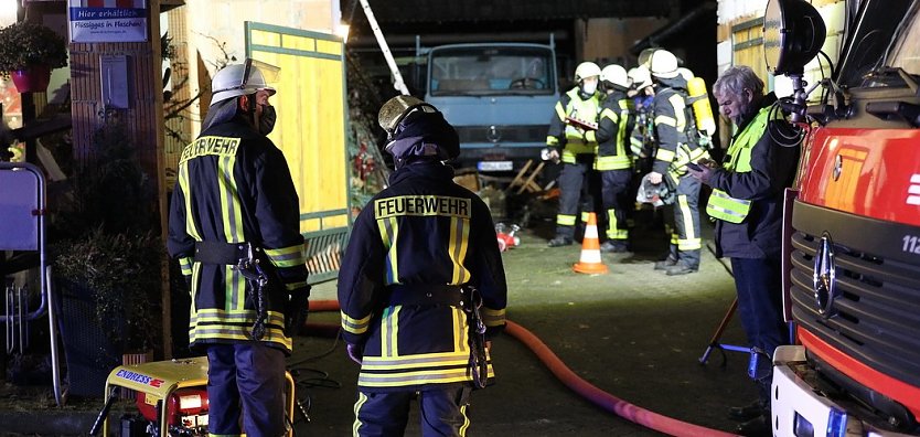 Brand in Rehungen (Foto: S. Dietzel) Brand in Rehungen (Foto: S. Dietzel)