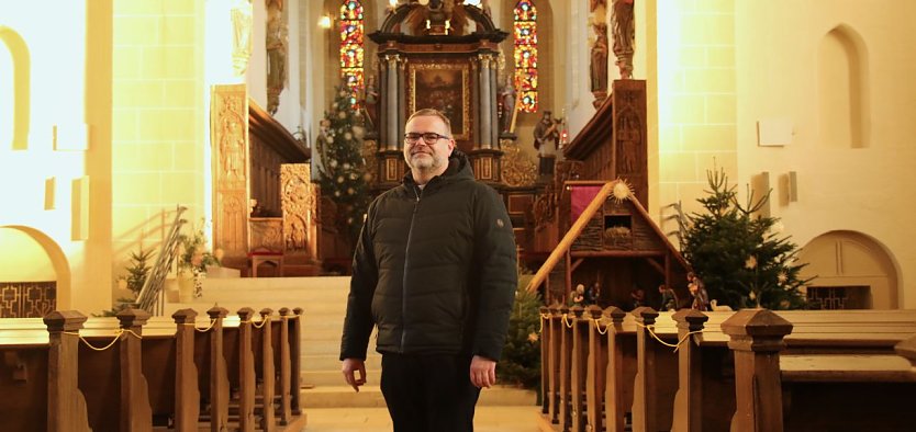 Steffen Riechelmann leitet seit August 2019 die katholische Pfarrgemeinde in Nordhausen (Foto: agl)