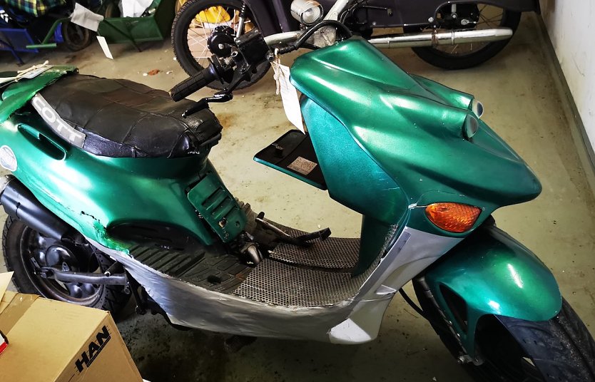 Aufgefundener Roller (Foto: Polizei)