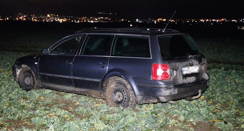 Unfall auf der B4 (Foto: S.Dietzel)