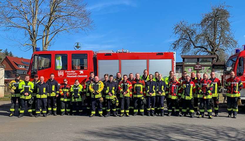 Bild: Die Feuerwehrleute von Harztor